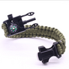 Image of Emergency Paracord Bracelets, Survival Bracelet With Embedded Compass Whistle Survival Fire Starter Scraper Accessories
