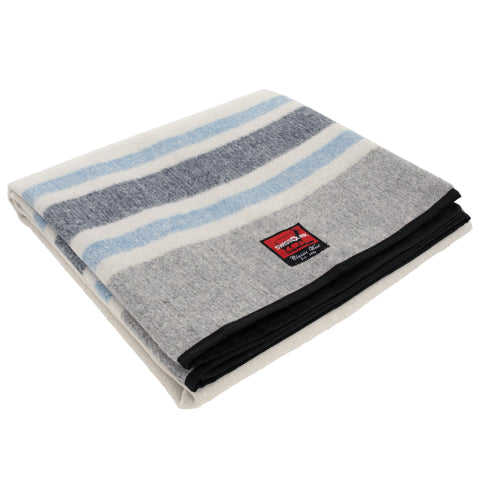 Classic Wool Picnic Blanket Arctic Shawl
