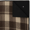 Image of Classic Wool Picnic Blanket Plaid Cabin Brown