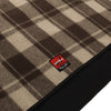 Image of Classic Wool Picnic Blanket Plaid Cabin Brown