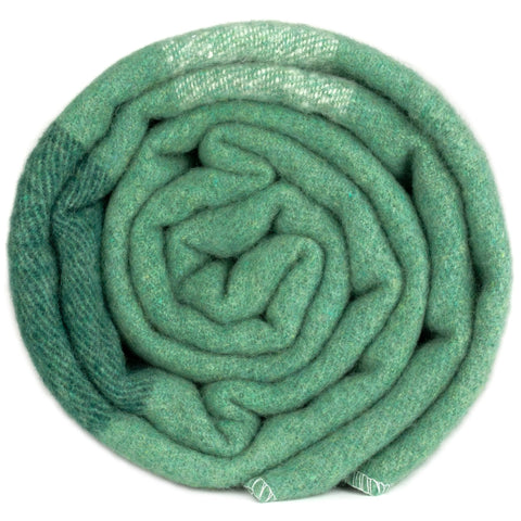 Sage Green Classic Wool Blanket