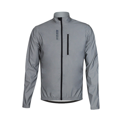 Cycling Reflective Jacket Windbreaker Vest Sleeves Detachable