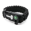 Image of Emergency Paracord Bracelets, Survival Bracelet With Embedded Compass Whistle Survival Fire Starter Scraper Accessories