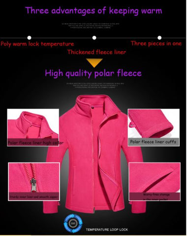 Women's 3-in-1 Waterproof Thermal Jacket