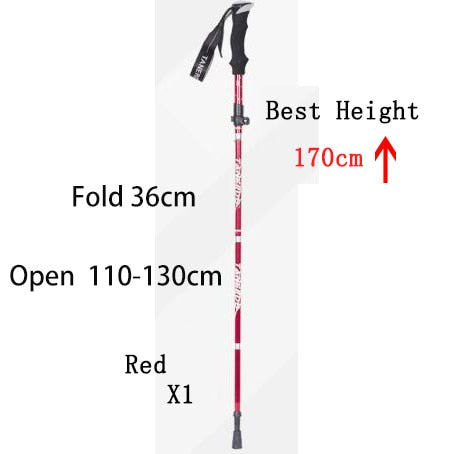 Ultra-light Collapsable Trekking Pole